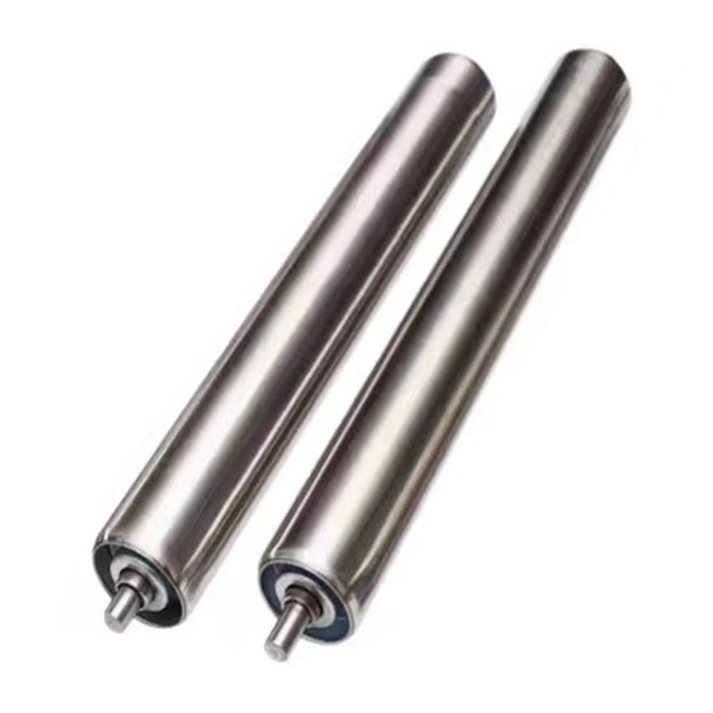 Conveyor Roller 2-Pack, Heavy-Duty Stainless Steel Replacement Rollers