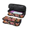 CRJSYCBYB Popcorn Print Pencil Case, Black, One Size, Coin Pocket view 3