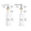 Kitchen Sink Soap Dispenser with Stainless Steel Pump, Refillable, 350 ml view 2