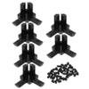 Gatuida 12-Piece Aluminum Corner Connectors for 2020 Aluminum Profiles view 3