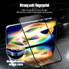 YOUULAR Tempered Glass Screen Protector for Apple iPhone XS, 9H, Clear, Black Edge view 2