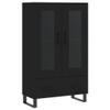 AUUIJKJF Black Highboard, 69.5 x 31 x 115 cm view 2