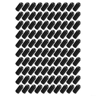 Waterproof Heat-Shrink Cable End Caps, 100-Piece Set, Adhesive-Lined, 40 x 60 mm
