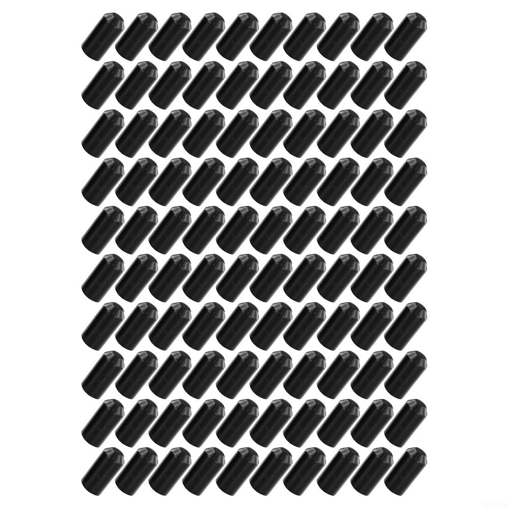 Waterproof Heat-Shrink Cable End Caps, 100-Piece Set, Adhesive-Lined, 40 x 60 mm