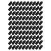 Waterproof Heat-Shrink Cable End Caps, 100-Piece Set, Adhesive-Lined, 40 x 60 mm view 1