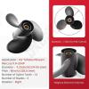 Marine Propeller for Tohatsu 9.9, 15, 20 HP Outboard Motors - 9.25 x 9, 14-Spline Replacement Propeller view 2