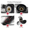 Marine Propeller for Tohatsu 9.9, 15, 20 HP Outboard Motors - 9.25 x 9, 14-Spline Replacement Propeller view 3