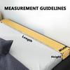 moismk Bed Gap Filler, Mattress Gap Cushion, Green, 180 x 20 x 20 cm view 3
