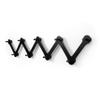 Three by Three Seattle FITCHECK! Minimalist Black Metal Wall Rack, Adjustable and Elegant view 1