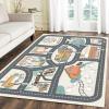 Children's Room Coral Velvet Rug, Large Non-Slip Crawling Mat view 1