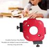 4-in-1 Aluminum Alloy Woodworking Corner Radius Routing Template with Quick Clamp view 4