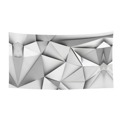 Black-and-White Striped Party Banner