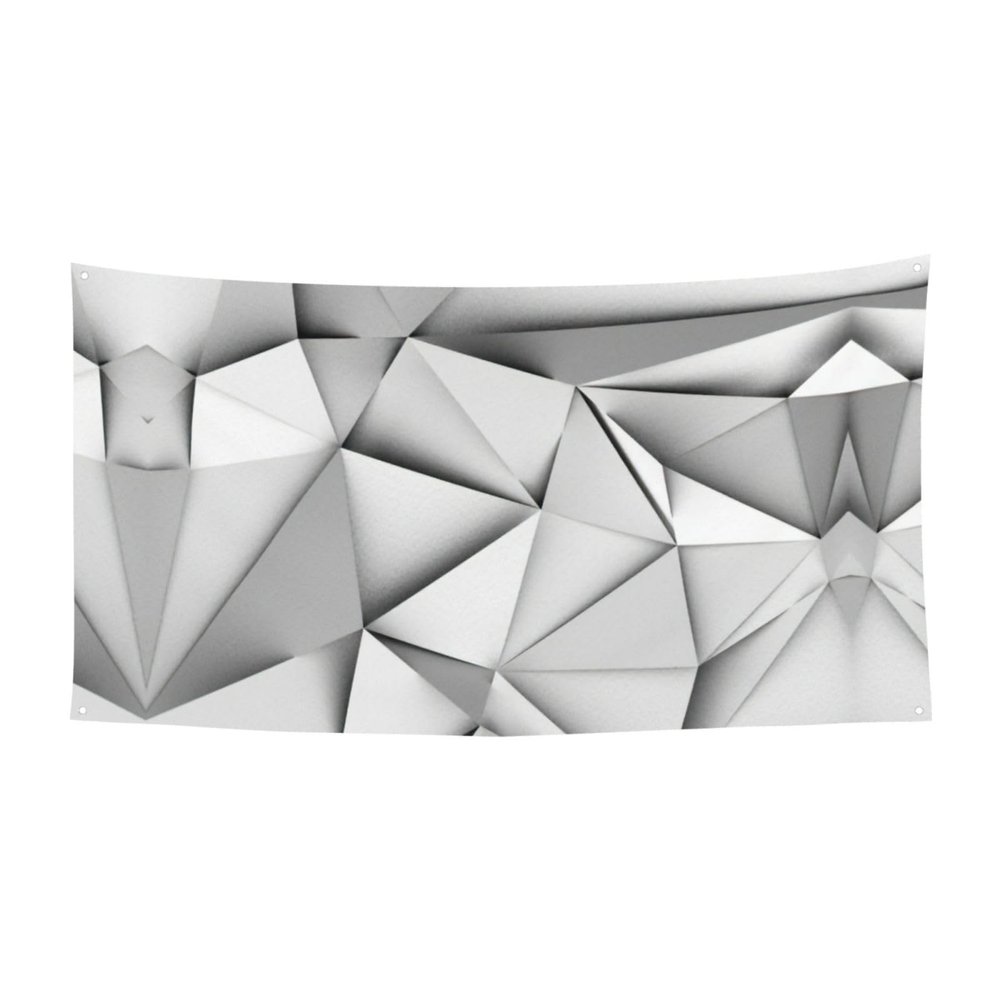 Black-and-White Striped Party Banner