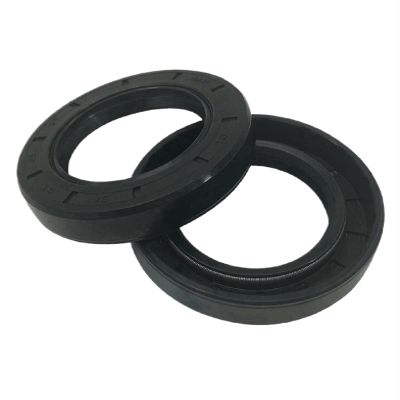 2-Piece Oil Seal 60 mm x 86 mm x 10 mm, TC Double-Lip with Spring, Black