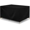 Garden Furniture Set Cover for Rectangular Tables and Chairs, Weather-Resistant, 100 x 70 x 75 cm, Durable Oxford Fabric, Ideal for Outdoor, Patio, and Rattan Furniture view 1