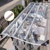 NIANXINN Transparent PVC Tarp with Grommets, 0.35 mm Waterproof Clear Cover, 210 x 450 cm view 1