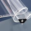 NIANXINN Transparent PVC Tarp with Grommets, 0.35 mm Waterproof Clear Cover, 210 x 450 cm view 4