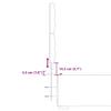 vidaXL Box Spring Bed with Mattress White 120 x 200 cm Faux Leather view 4