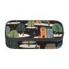 Large Graffiti House Pencil Case for Girls and Boys, Black view 1