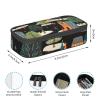 Large Graffiti House Pencil Case for Girls and Boys, Black view 3