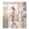 Magnetic Fly Screen for Double Balcony Doors, 230 x 280 cm, White view 1