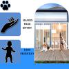 Magnetic Fly Screen for Double Balcony Doors, 230 x 280 cm, White view 3