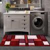 ZUZEKU Washable Non-Slip Hallway Runner Rug, 50 x 150 cm, Red and White view 4