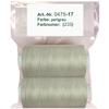 Yline 1,000 m Sewing Thread, 2 Spools, Polyester, Pearl Gray view 2