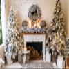 CORFOTO 3.5 x 2.5 m Christmas Tree and Fireplace Photo Backdrop view 1