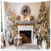 CORFOTO 3.5 x 2.5 m Christmas Tree and Fireplace Photo Backdrop view 4