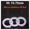SSIMOO White Silicone Skeleton Oil Seal, ID 16–75 mm, OD 26–95 mm, Thickness 7–12 mm view 2