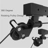 Wall-Mounted Cable Pulley System for Home Fitness view 4
