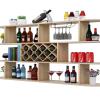 Wall-Mounted Wine Rack with Glass Holder, 1.4 m (55.11 in), B view 1