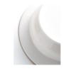 BGFYUSF 2-Pack White Ceramic Plates with Blue Motifs view 3