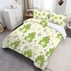 XCQHZYQ 3-Piece Bedding Set, 200 x 200 cm, Cream Cartoon Frog Design view 4