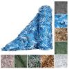 Large Camouflage Net, Military Netting, Lightweight and Durable, No Grid, for Hunting and Sun Protection, Blue, 4.5 x 9 m view 1