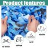 Large Camouflage Net, Military Netting, Lightweight and Durable, No Grid, for Hunting and Sun Protection, Blue, 4.5 x 9 m view 2