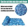 Large Camouflage Net, Military Netting, Lightweight and Durable, No Grid, for Hunting and Sun Protection, Blue, 4.5 x 9 m view 3