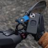 QUAD LOCK Motorcycle Mirror Phone Mount with Vibration Dampener and MAG Case for Galaxy S23 Ultra view 2