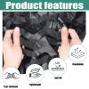 Large Roll Camouflage Net, Lightweight Durable Military Netting for Hunting, Decoration and Sun Protection, Black, 8 x 20 m view 2