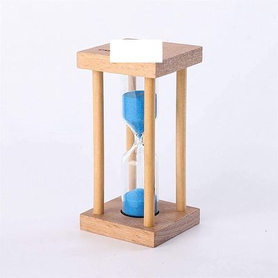 WIPPWER 5-Minute Wooden Sand Timer for Children, Keepsake Gift (S)