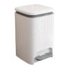 Square Plastic Trash Can with Lid, 9/12 L view 1
