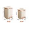 Square Plastic Trash Can with Lid, 9/12 L view 2