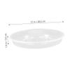 OFFSCH Transparent Plastic Plant Saucers, 8-Pack view 2