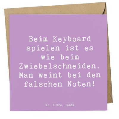 Mr. & Mrs. Panda Congratulations Card with “Keyboard Tears” Saying