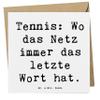 Mr. & Mrs. Panda Tennis Net Greeting Card view 1