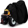Waterproof Riding Lawn Mower Cover with Drawstring, 210D Oxford Fabric (Black, S) view 1