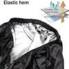 Waterproof Riding Lawn Mower Cover with Drawstring, 210D Oxford Fabric (Black, S) view 3