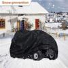 Waterproof Riding Lawn Mower Cover with Drawstring, 210D Oxford Fabric (Black, S) view 4