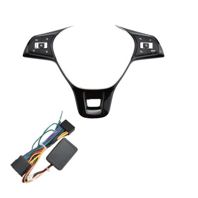 eglci Compatible with VW Santana 2015–2019 Multifunction Steering Wheel Audio, Volume and Phone Button Switches (2)